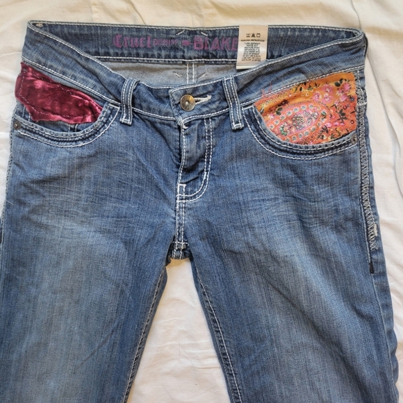 (E) Cruel Denim Blue Jeans Size 27 - Picture 2 of 7